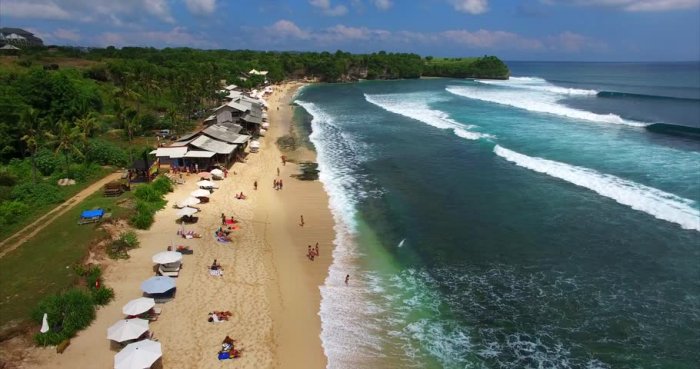 A view from Balangan beach