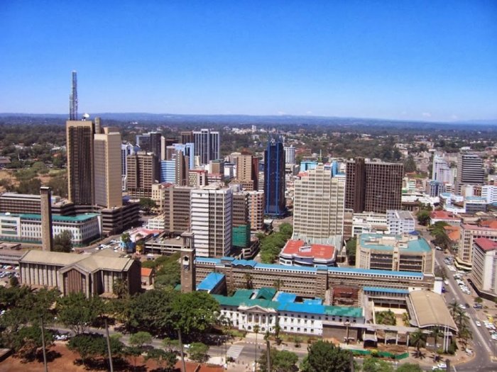 The city of Nairobi