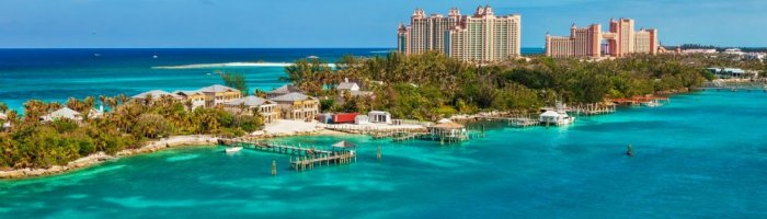 Nassau Island, the commercial center of the Bahamas and one of its most popular ports in addition to being one of the most popular tourist destinations in the Caribbean