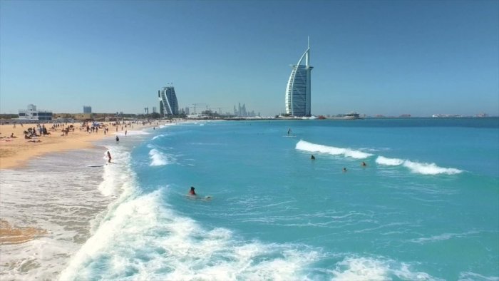 Attractive beaches in Dubai