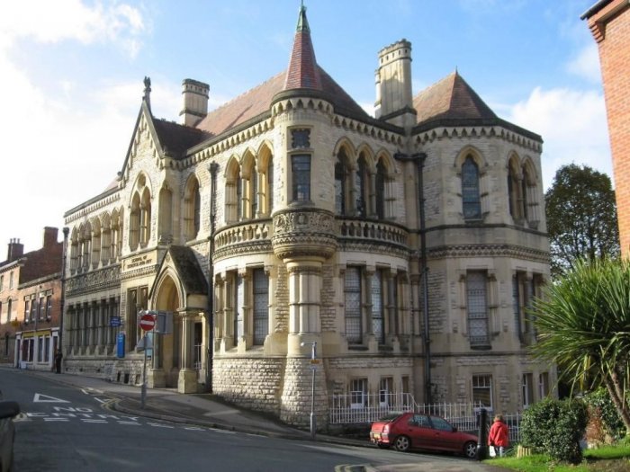 The splendor of historic buildings in Stroud