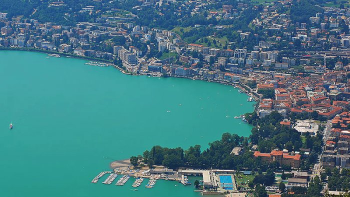A scene of Lugano