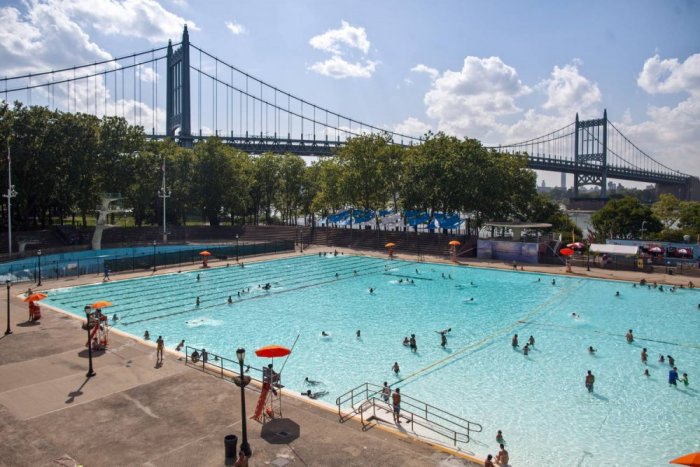 Astoria Park also attracts many visitors and the park includes the oldest and largest bathtub in New York City