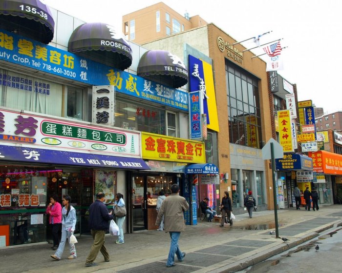 Downtown Flushing is famous as the second largest Chinatown in New York