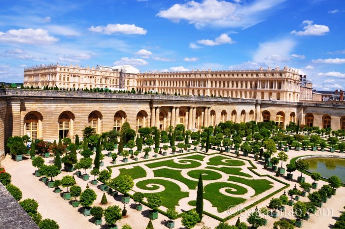 French Versailles, a small French town in the north famous for one of the most famous tourist attractions, the Palace of Versailles