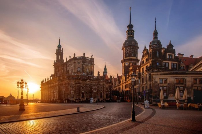 The atmosphere of history in Dresden