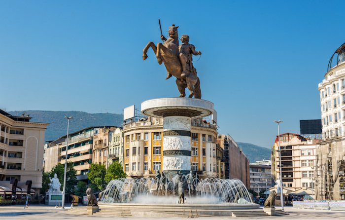     The capital, Skopje