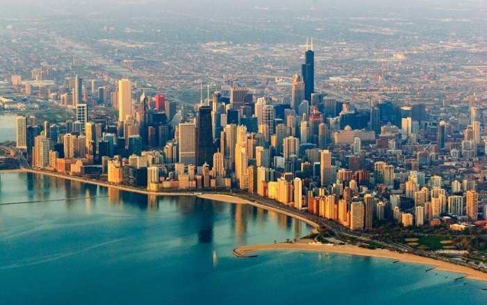 Chicago from above