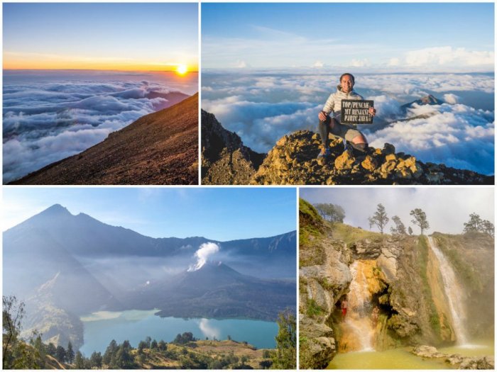 Mount Rinjani is one of the most important sights of Lombok and a favorite for taking pictures in the charming nature