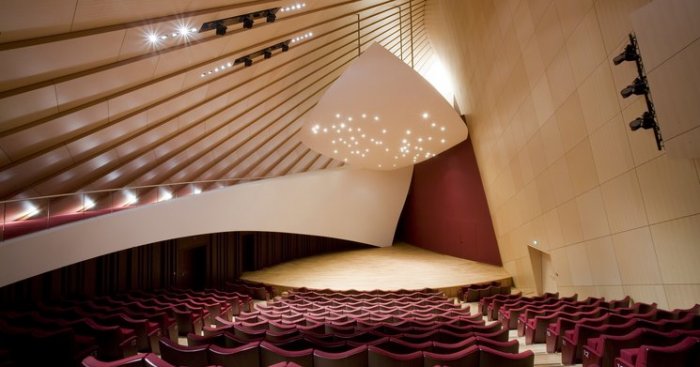 Inside the Philharmonic in Luxembourg