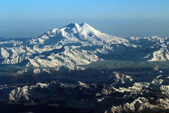 A scene of Mount Elbrus