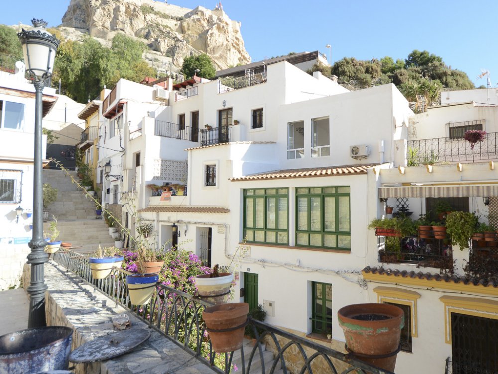     The old town area of ​​Alicante
