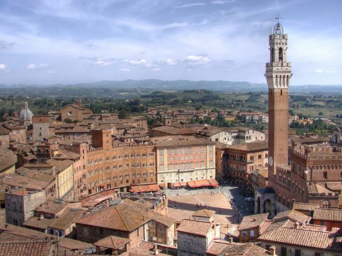Historical atmosphere in Siena