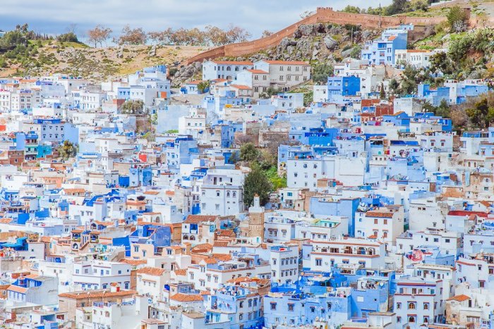A scene from Chefchaouen