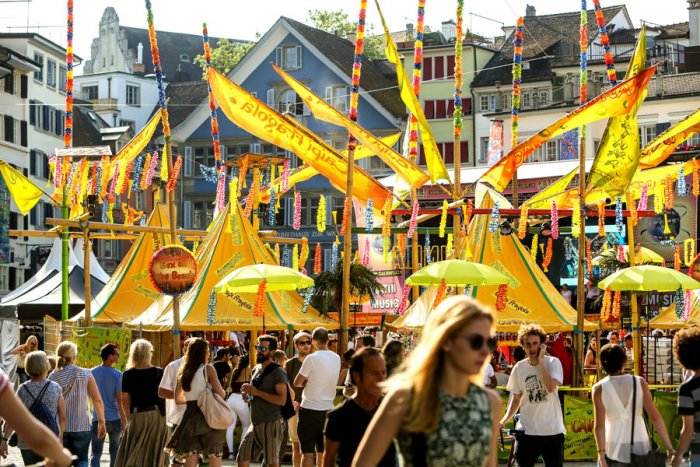 Zurich is celebrated with festivals during the year