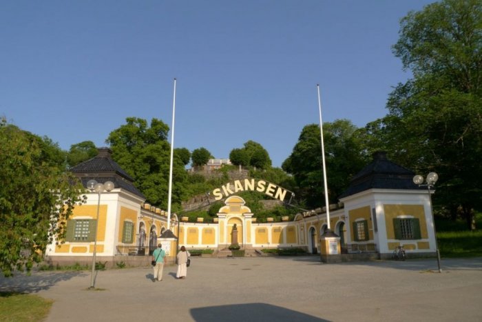 Entrance to the Skansen Museum