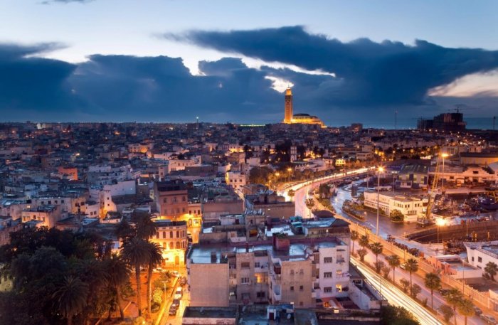     Casablanca in the evening Morocco