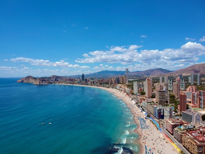 Spanish Benidorm is an ideal choice due to its charming beaches and tourist resorts