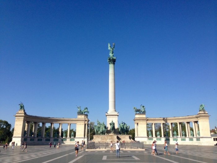     Champions Square downtown Budapest