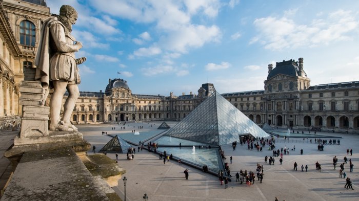     The Louvre Museum in Paris