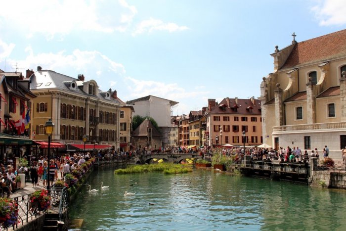 Tourism fun in Annecy
