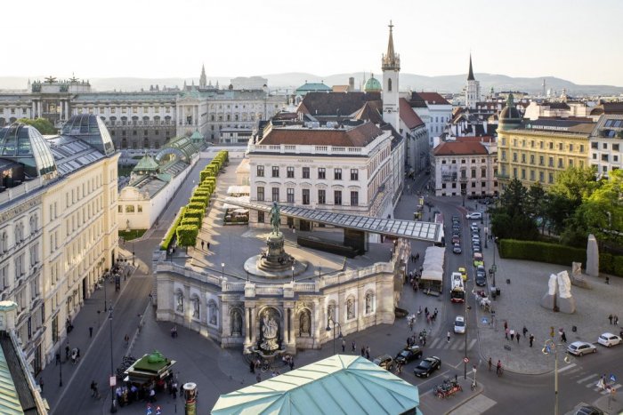 The heart of Vienna is the old city