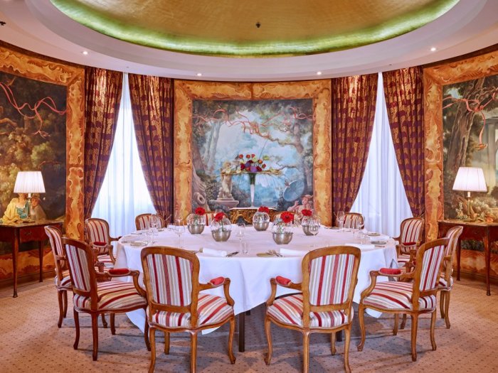 Le Ciel restaurant inside the Grand Hotel Wien