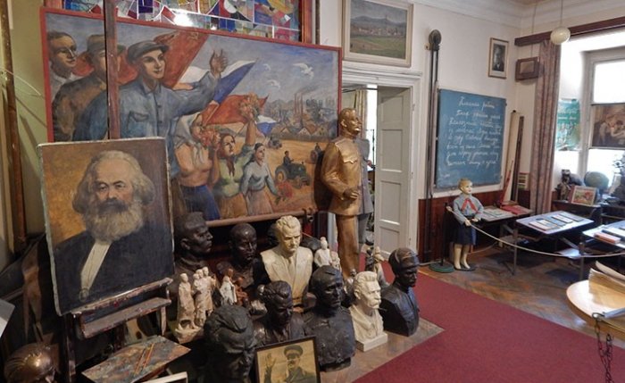     Marx, Stalin and others at the Communist Museum
