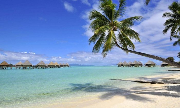 Picturesque nature in Bora Bora