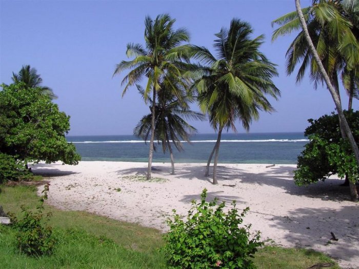     Tewi Beach is characterized by calm