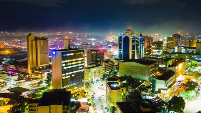 Kampala at night