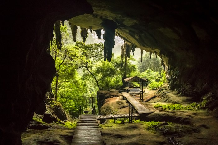 Inside the caves of Nea National Park