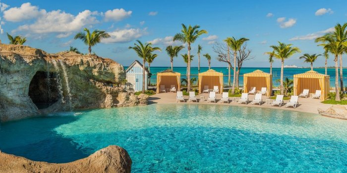 Upscale resorts in the Bahamas