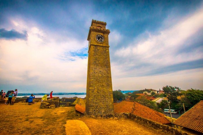 Clock tower in Galle Castle