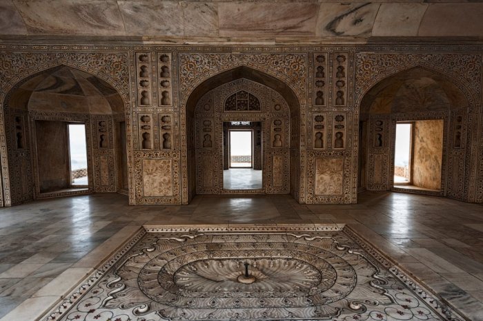     Inside the red fort