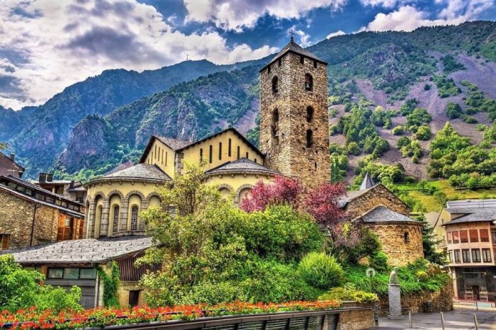 Spectacular scenes in Andorra