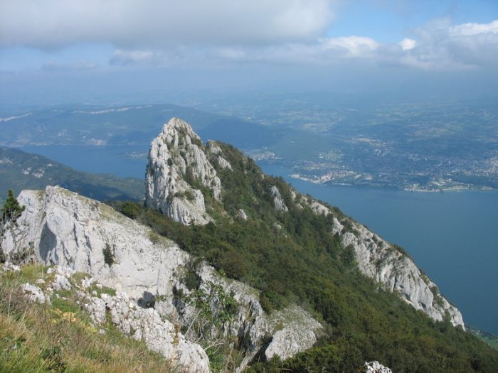 See Lake Bourget from Dent du Chat
