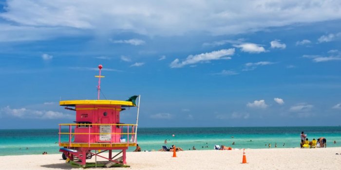 Enjoy the beach in Miami