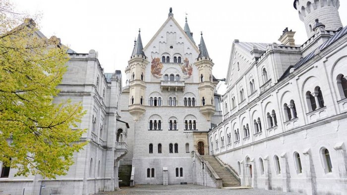 Entrance to the Neuschwanstein Palace
