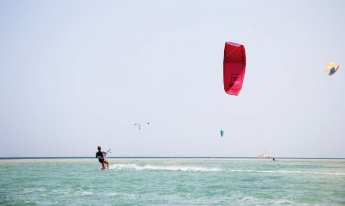 Diving, surfing and windsurfing areas in El Gouna