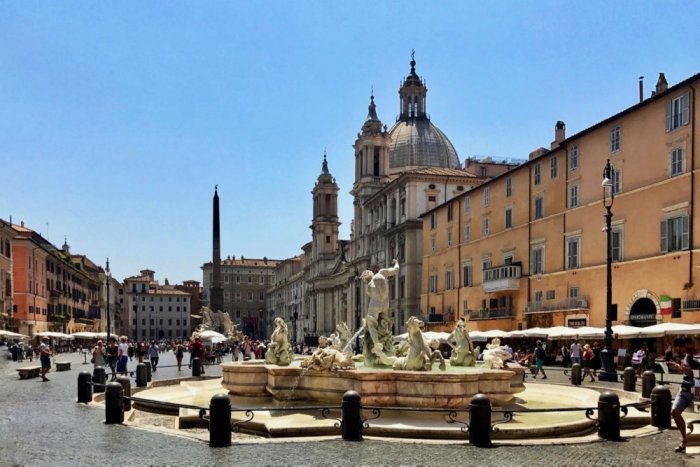    Navona Square is one of the largest in Rome