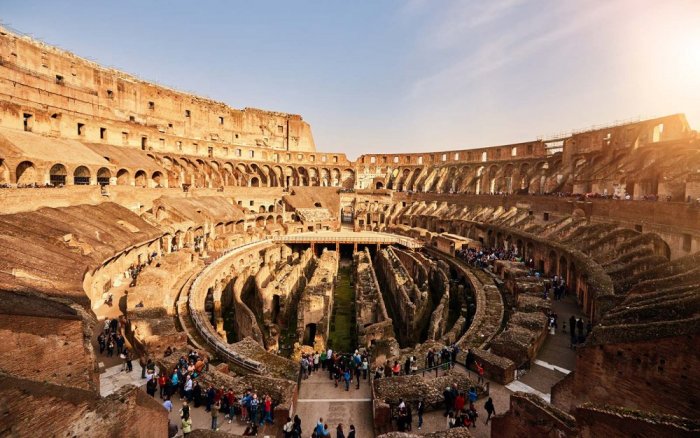     Inside the Colosseum