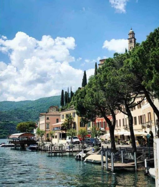 Morcote is one of the most beautiful Swiss towns overlooking Lake Lugano