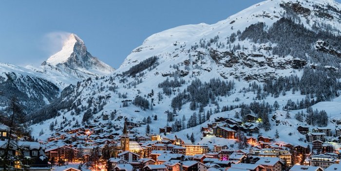 Zermatt is one of the most famous ski resorts in Europe