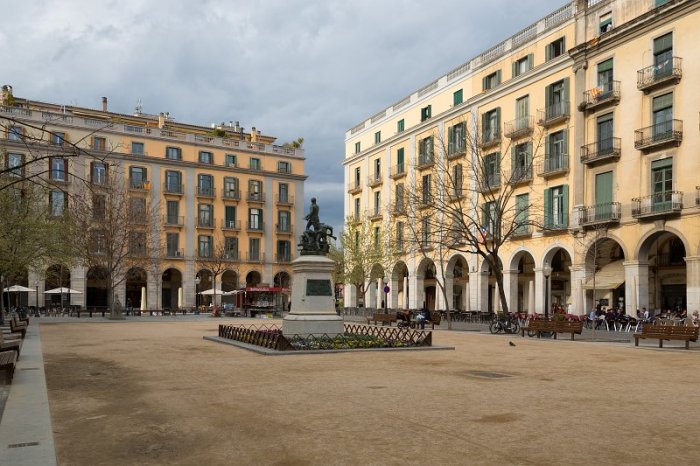 Independence Square in Girona