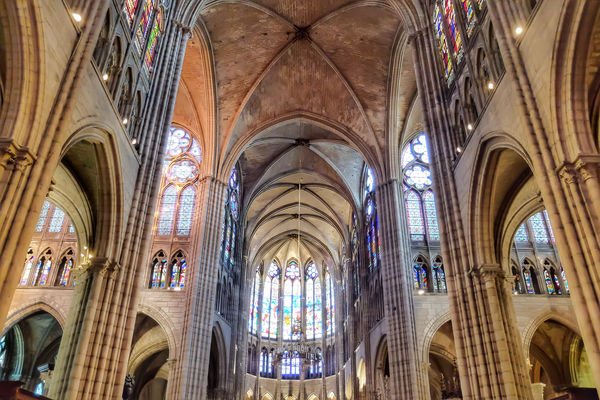 Inside Saint Denis Cathedral