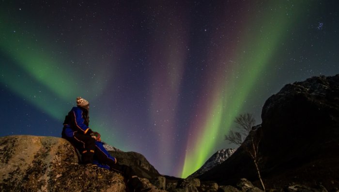     Watch the northern lights at night