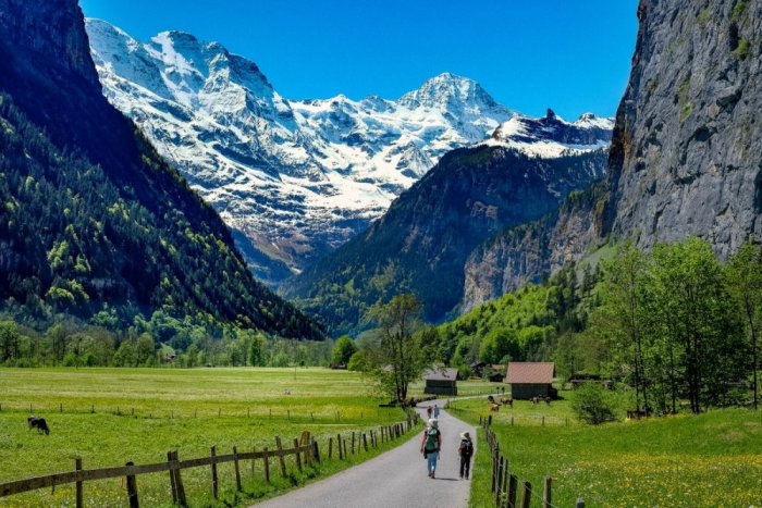 Switzerland is home to charming nature