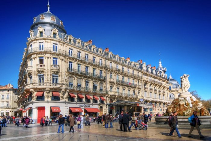     A pleasant atmosphere in Montpellier, France
