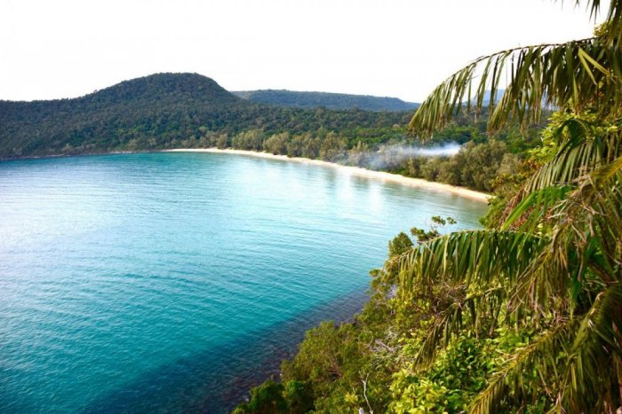 The water is wonderful in Lazy Beach